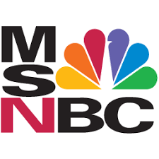 MSNBC News with peacock logo