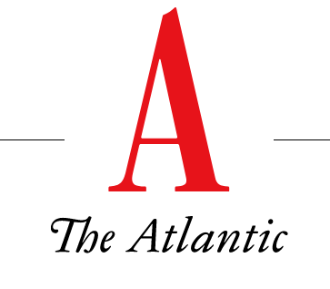 words The Atlantic with big letter A on top